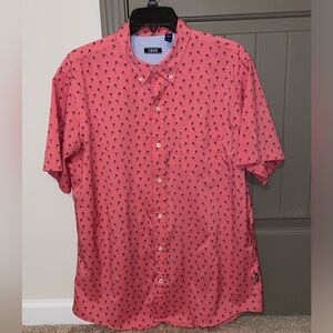 men’s IZOD short sleeve button up